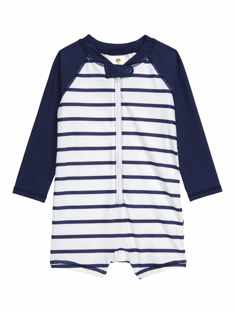 Tucker + Tate Stripe One-Piece Rashguard Swimsuit